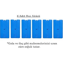 Aküsü Buz Kasedi Ice Box 6'lı Set (370 ml x 6)