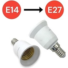 E14 'den E27 'e Dönüştürücü Duy - Pratik ve Güvenli Çözüm E27 To E14 Duy Dönüştürücü