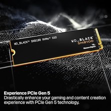 SN8100 4 Tb Pcıe 5.0x4 Nvme M.2 Ssd, 14.900MB/S'YE Kadar Okuma Hızı, 14.000 Mb/sn'ye Kadar Yazma Hızı, Tlc 3D Cba Nand