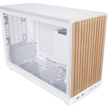 Li Dan Case A3 Beyaz Ahşap Cam M-Atx Mini-Tower Kasa (G99.A3W-WDG.00)