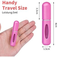 Adet 5 ml Parfüm Püskürtücü, Doldurulabilir Parfüm Cep Püskürtücü, Mini Taşınabilir Püskürtme Şişesi, Boş Sprey Şişesi, Pencereli Atomizer, Yolculuk Için (5 Adet 5 Ml)