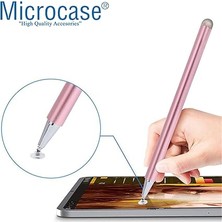 Universal Telefon Tablet iPad 2in1 Disk Uçlu Stylus Pen Dokunmatik Kalem - AL3466 (Siyah)