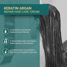 Keratin & Argan Onarıcı Saç Bakım Kremi – Yıpranmış ve Hasar Görmüş Saçlar Için – 250 ml – Biocomplex B11, Hidrolize Keratin ve Argan Yağlı