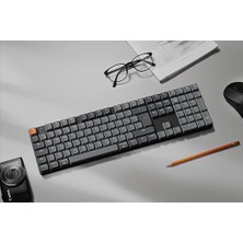 K5 MAX%100 Brown Switch Kablosuz Türkçe Mekanik Karbon Siyah Gaming Klavye (K5M-H3-TR)