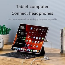 Lightning To 3.5mm Kulaklık Adaptörü Yüksek Ses Kalitesi Çevirici Otgbx