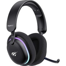 Gamenote Fuxi-H7 Rgb Kablosuz Gaming Oyuncu Kulaklığı - Siyah