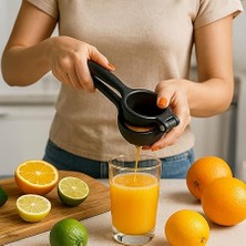 Döküm Limon Sıkacağı Limon Presi Büyük Boy 24 Cm, Siyah Metal Limon Sıkacağı, Döküm Narenciye Sıkacağı (Döküm Limon Sıkıcı)
