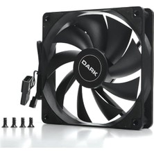 120MM 36 Cfm 1200 Rpm Siyah Kasa Fanı (DKCCF123R)
