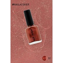 Ayko Metalik Turuncu Oje 32 - Yüksek Pigmentli Uzun Süreli Kalıcılık Hızlı Kuruma - Nail Lacquer 32