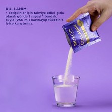 Beauty Collagen Toz Saşe 10.000 Mg – Tip 1 & Tip 3 Hidrolize Kolajen, Keratin, Biotin, C ve E Vitamini, Hyaluronik Asit – Ananas Aromalı – 3 Al 2 Öde