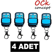 Concept Akıllı, Kopyalanabilir, Kepenk Kumandası, Panjur Kumandası, Otopark Kumandası, Bariyer Kumandası, Wicom Uk-44 Kumanda (4 Adet)