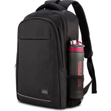 Seri W500 15.60'' KI3-01-003 Network 4 Reflektörlü Macbook,mac Air Uyumlu Laptop Sırt Çantası -Siyah