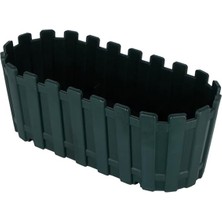 Adet Akasya Saksı, Bahçe Balkon Saksı, Çit Saksı 30 cm (Antresit)