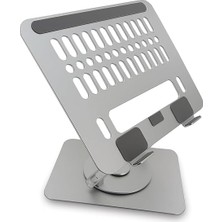 Alüminyum Taşınabilir 360 Derece Dönebilir Katlanabilir Laptop Standı