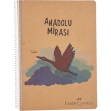 Ayko Mirası Spiralli Defter, A4, 120 Yaprak, 70G Kağıt, Çizgili, Dayanıklı Kapak, Kolay Açılan Spiral Cilt, Asorti Renkler
