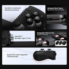X5 Lite Type-C Mobile Gaming Controller For iPhone (Usb-C), Android & Harmonyos Phones,lightweight Design, Hall Effect Sticks, Supports Radiator & Pass-Through Charging (Black)