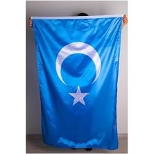 Ayko Zc Bayrak Doğu Türkistan Milli Gönder Bayrağı Raşel Dijital Baskı 100X150