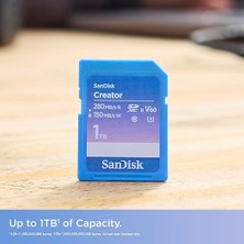 Creator Sd-Uhs-Iı Hafıza Kartı 128 GB (Dslr ve Aynasız Kameralar, 6k Video, V60, Uhs-Iı, 280 Mb/s Okuma, Rescuepro Deluxe, Adobe Creative Cloud)