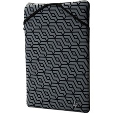 - Pc Protective Çift Taraflı Dizüstü Bilgisayar Kılıfı, 14 Inç (35.6 Cm), Çift Taraflı Tasarım, Geometrik/siyah