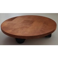 Ahşap Saksı Damacana Tüp Altlığı