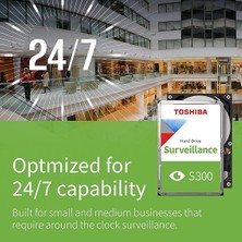 S300 6tb Video Surveillance HDD – 3.5”, 256MB Cache, HDWT860UZSVA