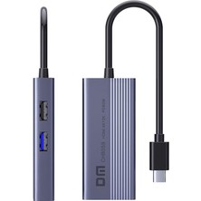 CHB059 Type-C To 4K HDMI 2*usb-A Pd 60W Sd ve Micro Sd Kart Okuyucu Çoklayıcı Hub