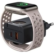 Ayko CH-3700 30W 2'si 1 Arada Kablosuz ve Seyahat Şarj Adaptörü