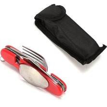 Katlanabilir Kumanya Çatal-Kaçık-Bıçak Seti (Küçük Boy)