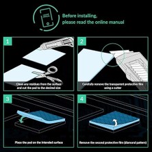 Tp-3: Premium Performans Termal Ped, 100 x 100 x 0,5 mm (1 Adet) - Yüksek Performans, Özellikle Yumuşak, Ideal Boşluk Doldurucu, Köprü Boşlukları, Termal Pedler Gpu, Termal Ped Cpu