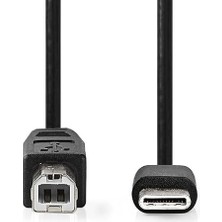 7049 3 Metre Type C To USB Printer Yazıcı Tarayıcı Ara Bağlantı Kablosu 1 x USB 3.1 Type C Erkek - Yazıcı Printer Type B Erkek Kablo Çift Yönlü Kullanma (LN-7049 Type C To Usb)