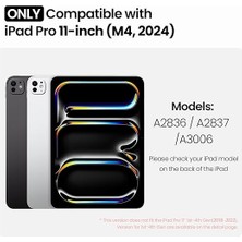 iPad Pro 11 Inç M4 2024 Için Klavye Kılıfı