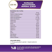 Kids Multivitamin Mineral Şurup 150 ml – 17 Vitamin ve Mineral, L-Arjinin, Kara Mürver, Beta Glukan, Çocuklar Için Bağışıklık ve Gelişim Desteği