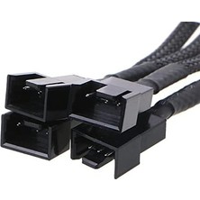 4987 4 Pin Fan Çoklayıcı Y Pwm Çoklayıcı Splitter Kablosu 4 Port
