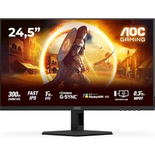 25G4SRE 24.5" 310Hz(OC) 0.3ms HDMI Dp G-Sync Adaptivesync HDR400 Fhd Fast IPS Gaming Monitör