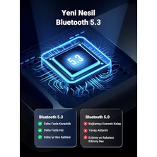 Mini USB Dongle Bluetooth 5.3 Adaptör Siyah