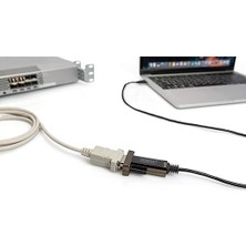 USB Seri Adaptör - RS232 Dönüştürücü - USB 2.0 Tip C - Dsub 9m - Ftdı FT232RL Yonga Seti - 1 M Bağlantı Kablosu