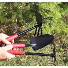 3 Parça Bahçe El Aleti Seti, Tırmık, Çapa ve Kürek