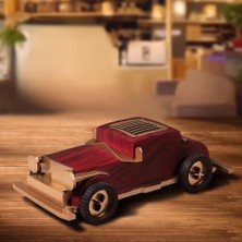 Ayko Retro Klasik Araba Şekilli Kablosuz Bluetooth Hoparlör – 1500MAH Şarjlı, Bt/tf/usb Destekli, 5W Güç Çıkışı, 10M Menzil, Telefon Standlı Dekoratif Müzik Hoparlörü | B2