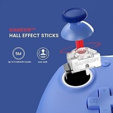 Xbox Series X|s, Xbox One ve Windows 10/11 Için G7 Se Kablolu Oyun Kumandası, Hall Efektli Joysticks/hall Trigger, 3,5 mm Ses Jakı - Mavi