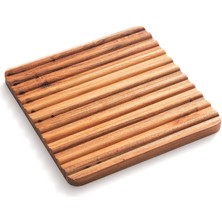 Ayko Trivet, 2'li Set Akasya Ahşap Bulaşıklık