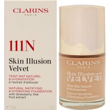 Ayko Clarins Skin Illusion  111N 30 ml Matlaştırıcı Fondöten
