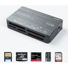 6 In1 Kart Okuyucu Sd/micro Sd/cf/xd/ms Pro/m2 Micro Sd Okuyucu ZR101 (Compact Flash Kart Okur)