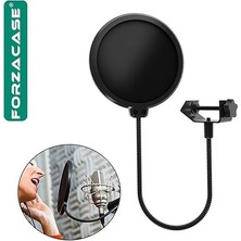 Çift Katmanlı Stüdyo Için Mikrofon Pop Filtre Canlı Yayın, Müzik Pop Filter - FC1089