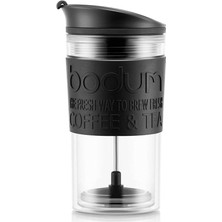 11102-01S Travel Press Kahve Makinesi, Plastik, Siyah/şeffaf, 8,9 cm