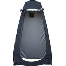 Duş Wc Soyunma Çadırı - Otomatik - 150X150X190CM - Siyah