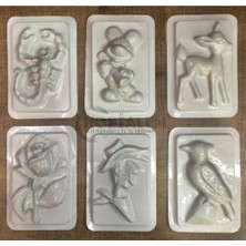 Farklı Model, Alçı Kalıbı, Seramik Kalıbı, Iş Eğitimi, El Sanatları, 8 Adet