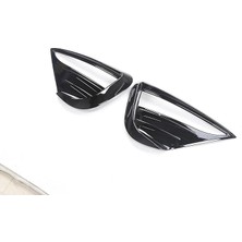 Model Y ile Uyumlu Sis Farı Kaşı Stil 2 Parlak Siyah (Piano Black) | Juniper Uyumlu Değildir