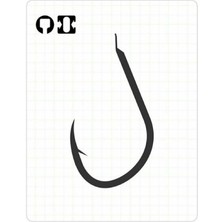 Fudo 1707 Iseama No:2/0 Teflon Olta Iğnesi