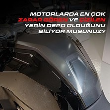 Parça Suzuki Hayabusa ile Uyumlu Kaydırmaz Tank Pad – 6d Karbon | Çizilmeye Karşı Kalkan, Motosiklet Tank Pad | Üstün Kavrama - GC57