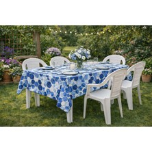 Batu Tekstil Dikdörtgen Masa Örtüsü – Dekoratif Bahçe, Balkon ve Yemek Masası Örtüsü (Renk & Desen Seçenekli)